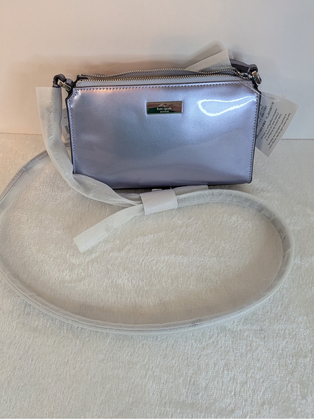 Gorgeous Kate Spade Iridescent Kenzie Mini Crossbody NWT